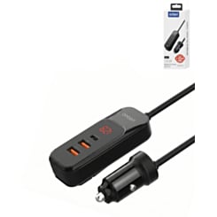 Onten 4-Port Car Charger with LED Indicator for UBER / LYFT Drivers (60W) (Only Ground Shipping)