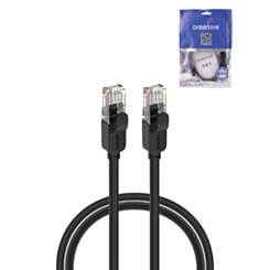 Onten CAT6 Ethernet Cable (BLACK) (6ft) (Only Ground Shipping)