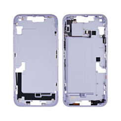 Middle Frame with Parts for iPhone 14 Plus (PURPLE) (International Version) (OEM Pull B Grade)