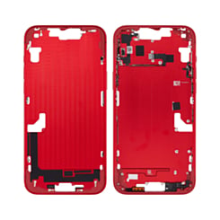 Middle Frame with Parts for iPhone 14 Plus (RED) (International Version) (OEM Pull A Grade)