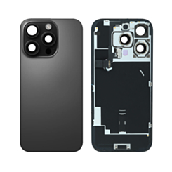 Order the Black Titanium Back Glass with Frame, Wireless NFC Charging Flex, and MagSafe Magnet for iPhone 16 Pro, OEM Pull A Grade.