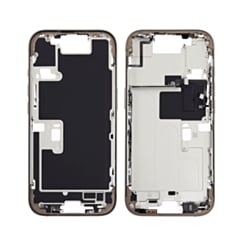 Middle Frame with Photo Capture Button and Small Parts for iPhone 16 Pro (DESERT TITANIUM) (International Version) (OEM Pull A Grade)