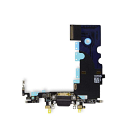 iPhone 8 Charging Port Flex Cable (BLACK) (OEM Pull)
