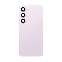 Purchase the back glass with camera lens for Galaxy S23 US and international versions in lavender. Service pack.