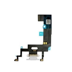 iPhone XR Charging Port Flex Cable (WHITE) (OEM Pull)
