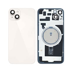 Back Glass with MagSafe Magnet for iPhone 14 Plus (STARLIGHT) (OEM Pull A Grade)