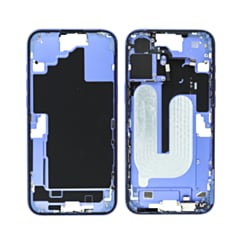 Middle Frame with Photo Capture Button and Small Parts for iPhone 16 Plus (ULTRAMARINE) (US Version) (OEM Pull B Grade)