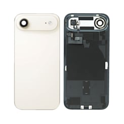 Back Glass with Frame and Wireless NFC Charging Flex and MagSafe Magnet for iPhone Air (LIGHT GOLD) (OEM Pull A Grade)