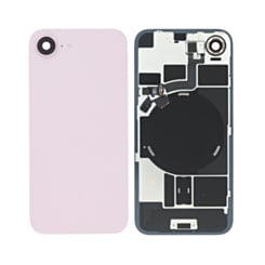 Back Glass with Frame and Wireless NFC Charging Flex and MagSafe Magnet for iPhone 17e (SOFT PINK) (OEM Pull A Grade)