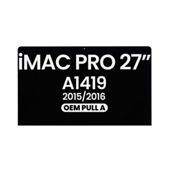 iMac 27" Retina 5K (A1419, Late 2015 / Early 2016) (LM270QQ1 SDB1) LCD Assembly (OEM Pull A Grade) (Only Ground Shipping)
