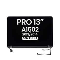 LCD Assembly for MacBook Pro Retina 13" (A1502 / Mid 2014 / Late 2013) (ALL COLORS) (OEM Pull A Grade)