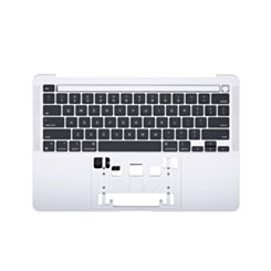 MacBook Pro 13" (A2338/Late 2020) Top Case with Keyboard (SILVER) (Oem Pull A Grade)