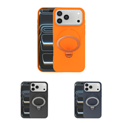 Pastel Shield Carbon Fiber Magnetic Kickstand Case for iPhone 17 Pro (Only Ground Shipping)