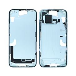 Middle Frame with Parts for iPhone 15 Plus (BLUE) (International Version) (OEM Pull B Grade)