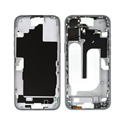 Middle Frame with Photo Capture Button and Small Parts for iPhone 16 Plus (BLACK) (US Version) (OEM Pull A Grade)