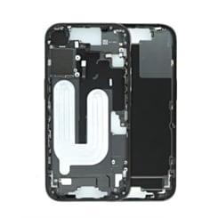 Middle Frame with Photo Capture Button and Small Parts for iPhone 17 (BLACK) (US Version)