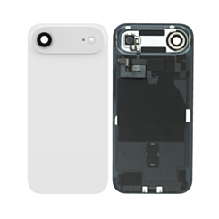 Back Glass with Frame and Wireless NFC Charging Flex and MagSafe Magnet for iPhone Air (CLOUD WHITE) (OEM Pull B Grade)