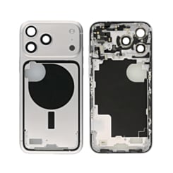 Middle Frame with Small Parts for iPhone 17 Pro Max (SILVER) (International Version) (OEM Pull B Grade)