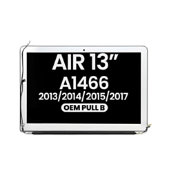 MacBook Air 13" (A1466 / Mid 2013 / Early 2014 / Early 2015 / Mid 2017) LCD Assembly (OEM Pull B Gra
