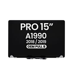LCD Assembly for MacBook Pro 15" A1990 (2018-2019) (OEM Pull B Grade) (SPACE GRAY)