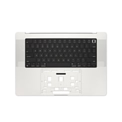Top Case with US Keyboard (SILVER) for MacBook Pro 16" (A2485 / Late 2021) / (A2780 / Late 2023) / (A2991/ Late 2023)(OEM Pull B Grade)