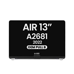 LCD Assembly (MIDNIGHT) (OEM Pull B Grade) for MacBook Air 13" (A2681 / Mid 2022)