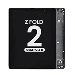 OLED Assembly with Frame for Galaxy Z Fold 2 F916U (MYSTIC BLACK) (OEM Pull B Grade)