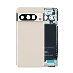 Housing Frame with Battery for Google Pixel 8 Pro (PORCELAIN) (OEM Pull B Grade) (Only Ground Shipping)