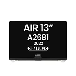 LCD Assembly (STARLIGHT) (OEM Pull C Grade) for MacBook Air 13" (A2681 / Mid 2022)