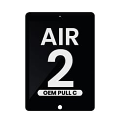 LCD Assembly for iPad Air 2 (BLACK) (with Sleep / Wake Sensor Flex) (OEM Pull C Grade)