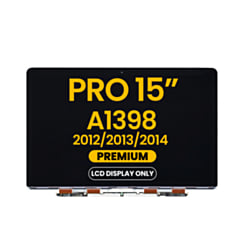LCD Display Only (Premium) for MacBook Pro 15" Retina (A1398 / Mid 2012 / Early 2013 / Late 2013 / Mid 2014)
