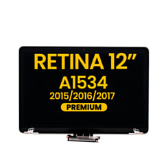 LCD Assembly (SILVER) (Premium) for MacBook Retina 12" (A1534 / Early 2015 / Early 2016 / Mid 2017)