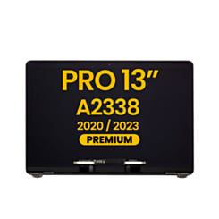 LCD Assembly (SPACE GRAY) (Premium) for MacBook Pro 13" (A2338 / Late 2020 / Late 2023) (M1 / M2)
