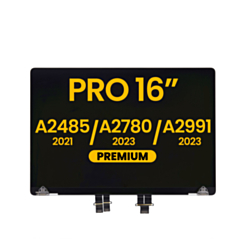  LCD Assembly (SILVER) (Premium) for MacBook Pro 16" (A2485 / Late 2021) / (A2780 / Late 2023 / (A2991 / Late 2023)