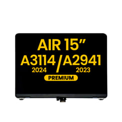 LCD Assembly (SPACE GRAY) (Premium) for MacBook Air 15" (A3114 / 2024) / (A2941 / Mid 2023)