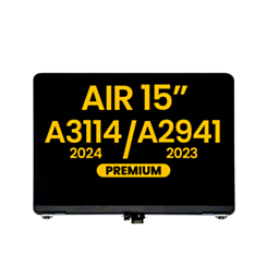 LCD Assembly (SILVER) (Premium) for MacBook Air 15" (A3114 / 2024) / (A2941 / Mid 2023)
