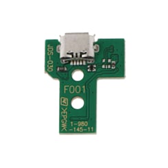 USB Charging Port Board with 12 Pin Flex Cable (Version 3 JDS-030) for PlayStation 4 (DualShock 4) Wireless Controller