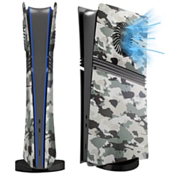 Faceplate Cover (CAMO) for PlayStation 5 Pro (Digital Edition) (V2) (NO LOGO) (Only Ground Shipping)