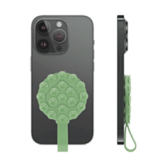 Silicone Suction Phone Holder with Handle Suitable - LIGHT GREEN (Only Ground Shipping)