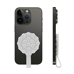 Silicone Suction Phone Holder with Handle Suitable - WHITE (Only Ground Shipping)