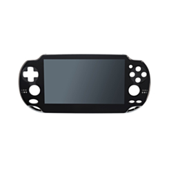 Screen Replacement with Bracket for PlayStation Vita 1000 (BLACK)