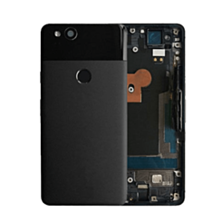 Housing Frame with Small Components Pre-Installed for Google Pixel 2 (NO LOGO) (BLACK)