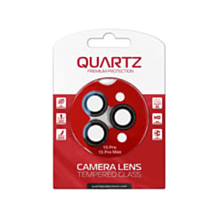 Order the Quartz HD Tempered Glass in Gray with Glitter Diamond Camera Lens for iPhone 16 Pro and 16 Pro Max Back Camera.