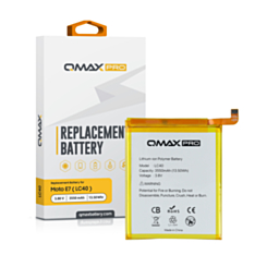 QMAX Pro Replacement Battery for Motorola E7 (XT2095) / E 2020 (XT2052) (3550 mAh) (LC40) (Only Ground Shipping)