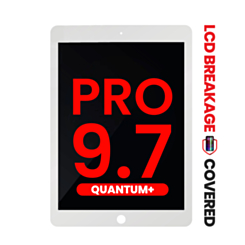 Quantum+ LCD and Digitizer Assembly for iPad Pro 9.7 (WHITE) (Exclusive LCD Breakage Warranty)