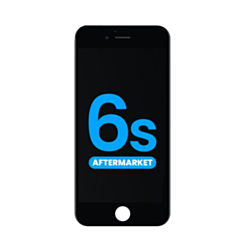 LCD Assembly with Steel Plate for iPhone 6S (BLACK) (Aftermarket / QV6)