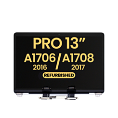 LCD Assembly (SILVER) (Refurbished) for MacBook Pro 13" with Touch Bar / Pro 13" (A1706 / Late 2016) (A1708 / Mid 2017)