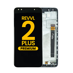 LCD Assembly with Frame for T-Mobile Revvl 2 Plus (BLACK)