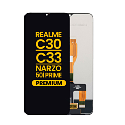 LCD Assembly without Frame for Realme C30 / C33 / Narzo 50i Prime (Premium)