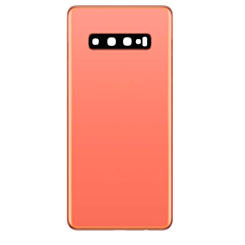 Buy the back glass with camera lens for Galaxy S10 US and International in Flamingo Pink, service pack.